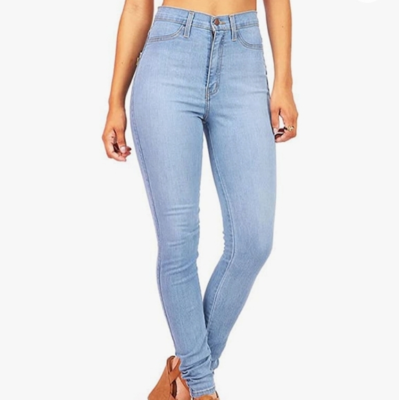 Vibrant Denim - Vibrant Women’s Denim Skinny Jeans – Super Stretch High Waisted Classic …